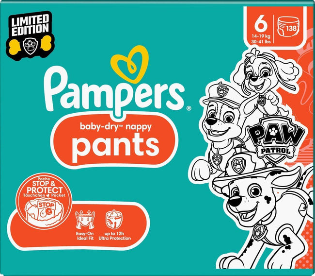 Pampers Baby-Dry Pants Paw Patrol – Packungsansicht