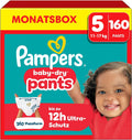 Pampers Baby-Dry Pants, Größe 5, 160 Stück – Produktverpackung