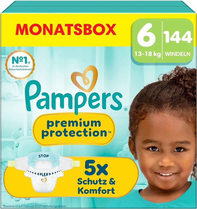 Pampers Premium Protection – Packungsansicht