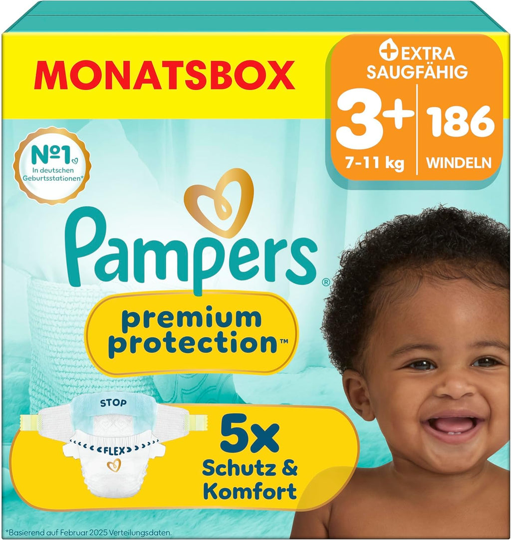 Pampers Premium Protection – Packungsansicht