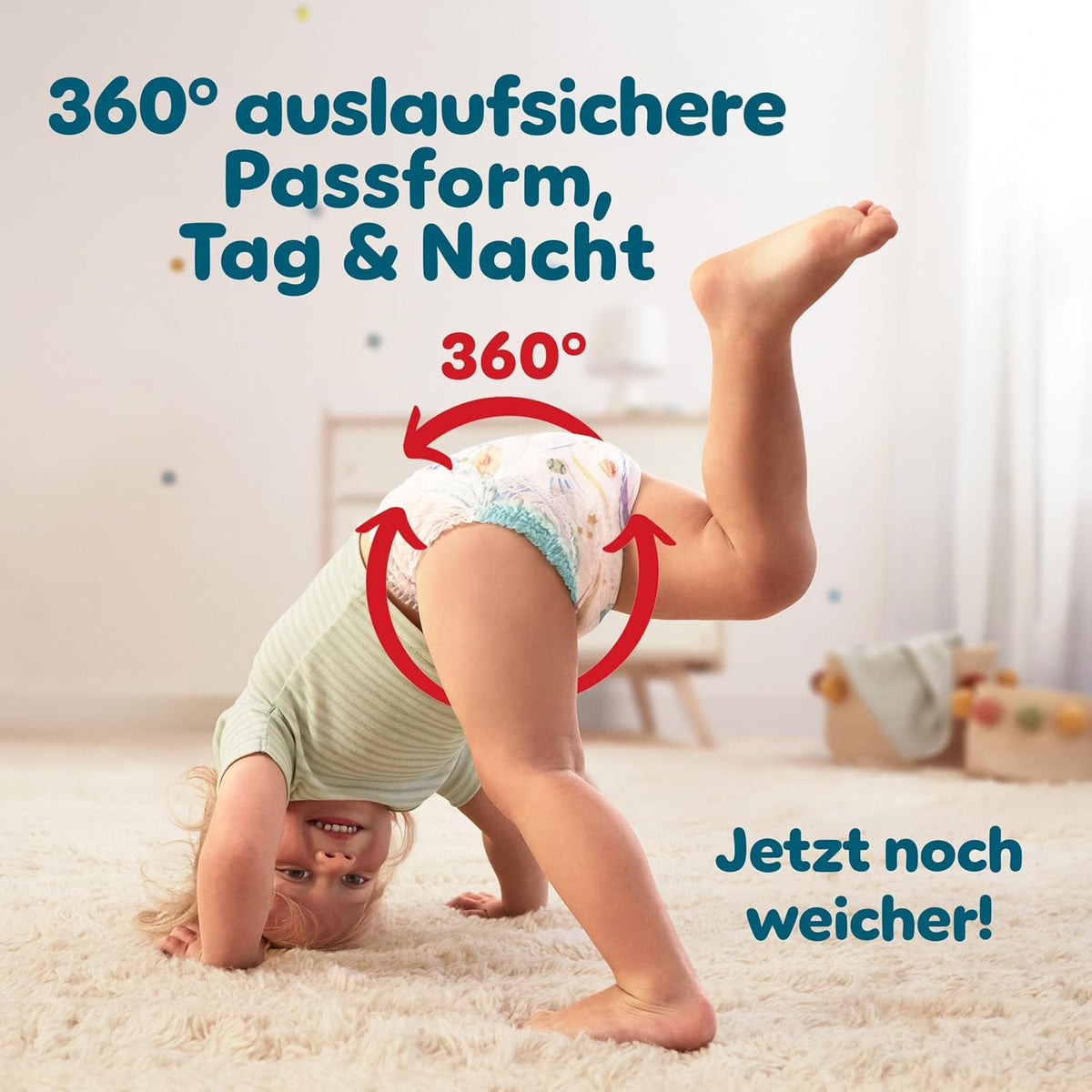 Pampers Baby-Dry Pants, Größe 5, 180 Stück – Produktinformation 2