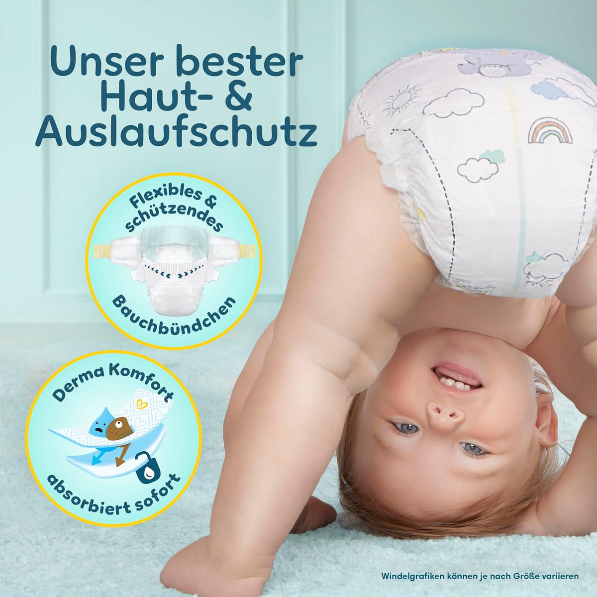 Pampers Premium Protection, Größe 5+, 180 Stück – Produktinformation 2