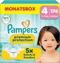 Pampers Premium Protection, Größe 4, 174 Stück – Produktverpackung