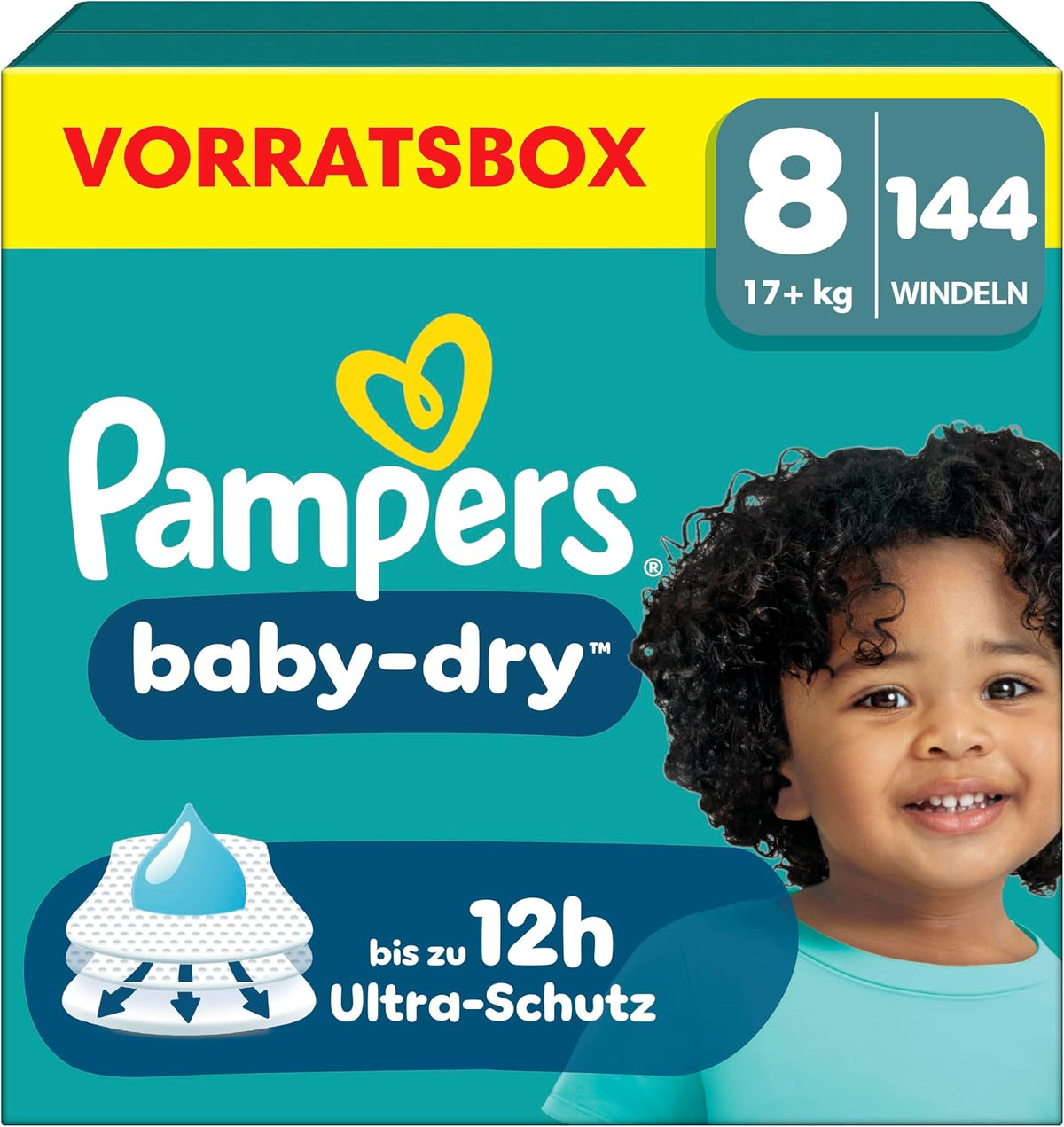Pampers Baby-Dry – Packungsansicht